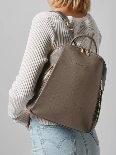 Rugzak David jones Grijs dune 2 ander zicht 1